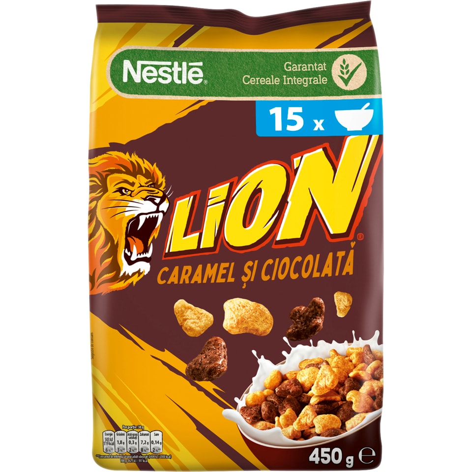 Cereale cu caramel si ciocolata 450g