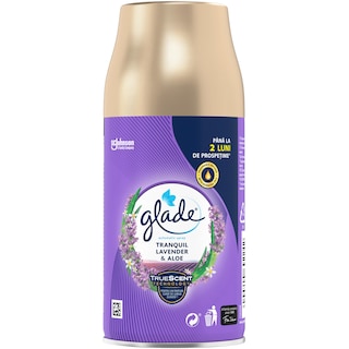 Glade | Automatic spray | Rezerva odorizant de camera cu parfum de Lavanda si aloe&nbsp; 269ml