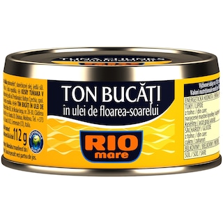 Rio Mare | Ton bucati in ulei de floarea soarelui 160g