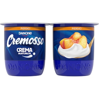Cremosso | Iaurt cu piersici 3.6% grasime 125g