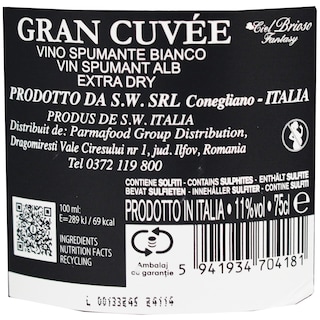 Col Brioso | Vin spumant alb Gran Cuvee 0.75L