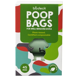 Biodeck | Pungi igienice compostabile pentru catei, 45 bucati