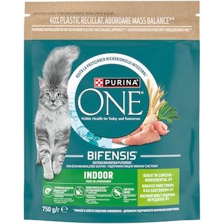Purina One | Hrana uscata pentru pisici adulte de interior, cu curcan 750g
