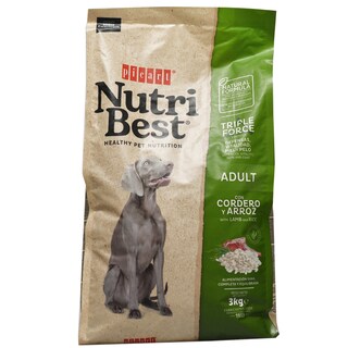 Nutribest | Hrana uscata pentru caini, cu miel si orez 3kg