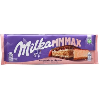 Milka | Ciocolata cu lapte Strawberry Cheesecake 300g
