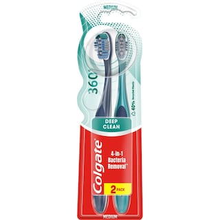 Colgate | 360° | Periuta de dinti Medium 2 bucati