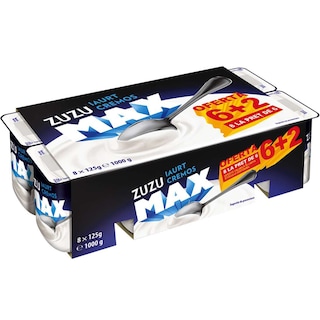 Zuzu | Max | Iaurt cremos 10% grasime 8x125g