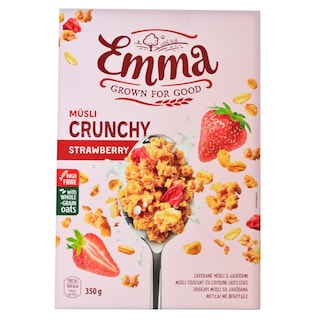 Emma | Musli crocant cu capsuni liofilizate 350g