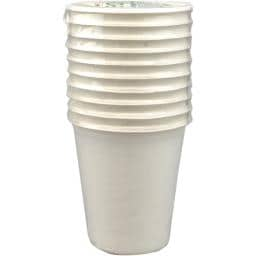 Pahare eco din trestie de zahar 10x400ml