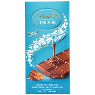Lindt | Lindor | Ciocolata cu carmel sarat 100g
