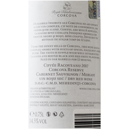 Corcova | Vin rosu sec Cuvee Racoveanu 0.75L