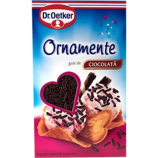 Dr. Oetker | Ornamente cu gust de ciocolata 80g