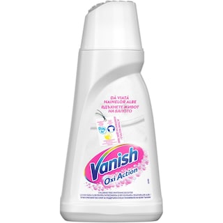 Vanish | Oxi Action | Solutie pentru indepartarea petelor Crystal White 1L