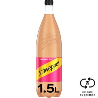 Schweppes | Apa tonica cu gust de grepfrut roz 1.5L
