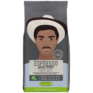 Rapunzel | Cafea Gusto espresso boabe, ecologica 250g