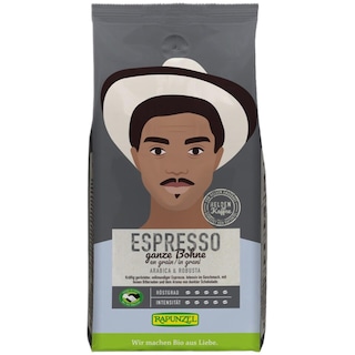 Rapunzel | Cafea Gusto espresso boabe, ecologica 250g