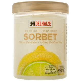 Delhaize | Sorbet de lamaie 550ml