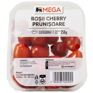 MEGA | Rosii cherry prunisoare, import 250g