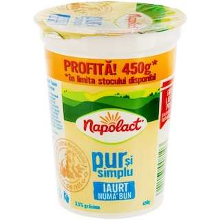 Napolact | Numa` bun | Iaurt 3.5% grasime 450g