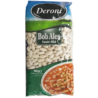 Deroni | Fasole alba Bob ales 900g