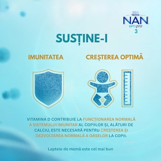 Nestle | Lapte praf Optipro 3, intre 1-2 ani 800g