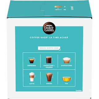 Nescafe | Dolce Gusto | Cafea Flat White, 16 capsule