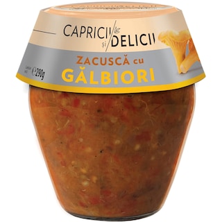 Capricii si Delicii | Zacusca cu galbiori 290g