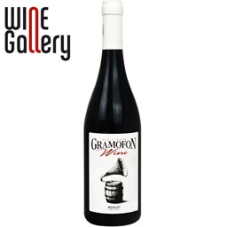 Gramofon | Vin rosu sec Merlot 0.75L