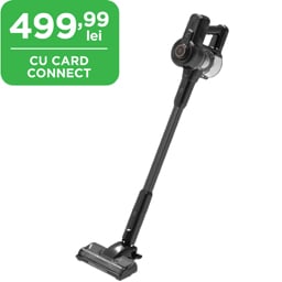 Berlinger Haus | Aspirator vertical,22,2V, 12KPa, fara sac, negru-rose gold