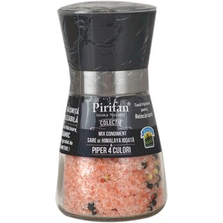 Pirifan | Rasnita cu sare iodata si piper 4 culori 180g