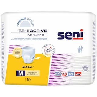 Seni | Chilot pentru incontinenta Active Normal, marimea M, 10 buc.