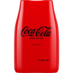 Coca-Cola Zero Zahar | Bautura racoritoare carbogazoasa 4x330ml