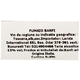 Banfi | Fumaio | Vin alb sec Sauvignon Blanc Chardonnay 0.75L