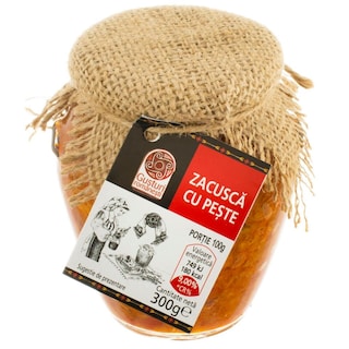 Gusturi romanesti | Zacusca cu peste 300g