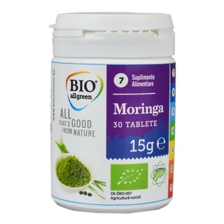 Bio All Green | Moringa eco 30 tablete 15g