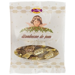 Bomboane de pom cu glazura de cacao, cu aroma de cacao-rom si caramel 300g