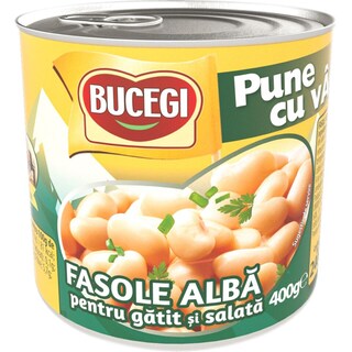 Bucegi | Fasole alba pentru gatit si salata 400g
