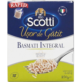 Riso Scotti | Orez Basmati integral 2x125g