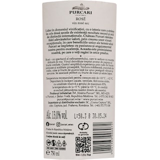 Purcari | Vin roze sec  0.75L
