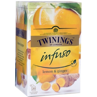 Twinings | Ceai de lamaie si ghimbir 20x1.5g