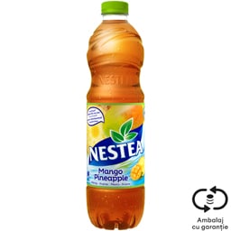 Bautura racoritoare necarbogazoasa cu suc de mango si ananas 1.5L