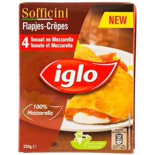 Iglo | Foietaj cu mozzarela si rosii 250g