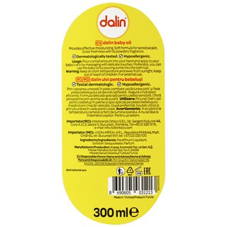 Dalin | Ulei pentru bebelusi 300ml