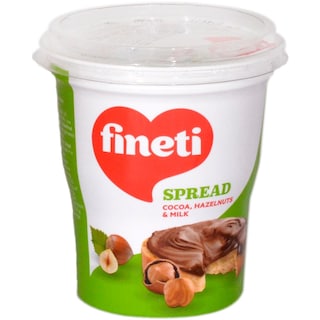 Fineti | Crema tartinabila cu cacao, alune si lapte 400g