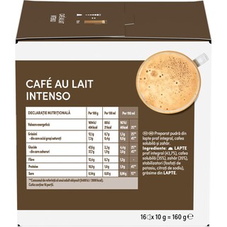 Nescafe | Dolce Gusto | Cafea Cafe au lait Intenso, 16 capsule