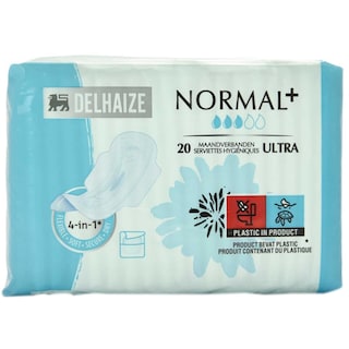 Delhaize | Absorbante Ultra Normal+, 20 bucati