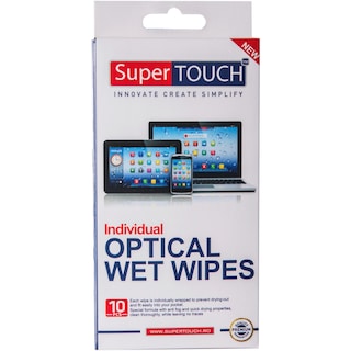 Super Touch | Servetele umede pentru suprafete optice 10 bucati