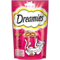 Dreamies | Hrana complementara cu vita pentru pisici adulte si pisoi 60g