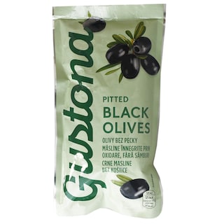 Gustona | Masline Hojiblanca, in saramura, fara samburi 70g