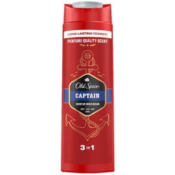 Gel de dus & sampon Captain 400ml